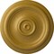 Ekena Millwork Traditional Ceiling Medallion (Fits Canopies up to 2 3/4"), Hand-Painted Pharaohs Gold, 12"OD x 1"P CM12TRPGS - alternate 1